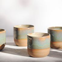 Alistate-Set 4 pocillos de cerámica