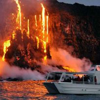 Alistate-Excursión lava en barco