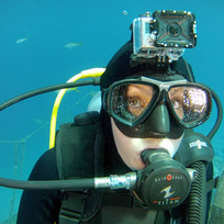 Alistate-GoPro para filmar abajo del agua