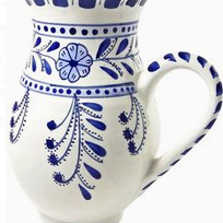 Alistate-Jarra de cerámica pintada a mano