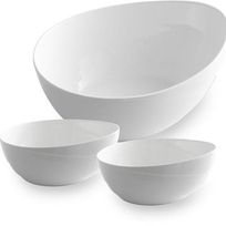 Alistate-Ensaladera porcelana + 2 bowls