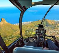 Alistate-Paseo en helicóptero sobre Ciudad del Cabo.