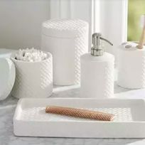 Alistate-Set de accesorios de cerámica para baño