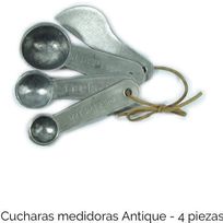 Alistate-Cucharas antique medidor