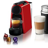 Alistate-Cafetera Nespresso® Essenza Mini Red + Aeroccino 3 A3ND30-AR-RE-NE