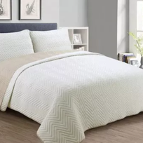 Alistate-Cubre cama blanco king size