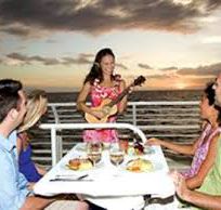 Alistate-Cena en crucero en Hawaii