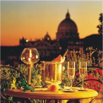 Alistate-Cena romántica en Roma