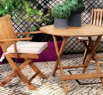 Alistate-Juego de mesa y sillas para balcón