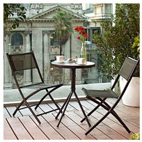 Alistate-Juego balcon mesa + sillas