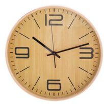 Alistate-Reloj de pared de madera