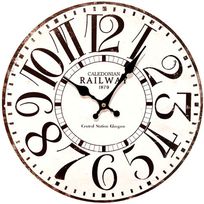 Alistate-Reloj de Pared Railway
