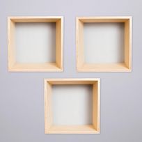 Alistate-Set de 3 cubos para pared