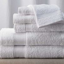 Alistate-Set toallas blancas x 6