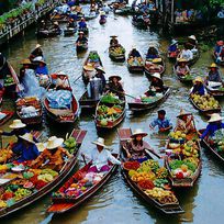 Alistate-Bangkok: Mercado Flotante